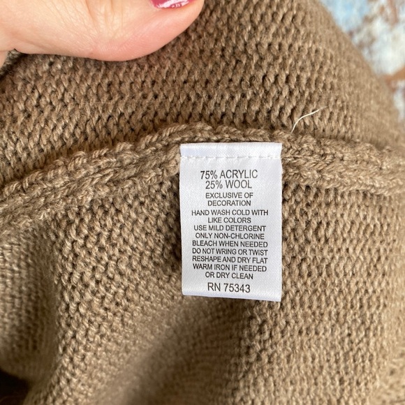 Fenn Wright Mason Tan Duster Sweater Cardigan - Picture 4 of 7